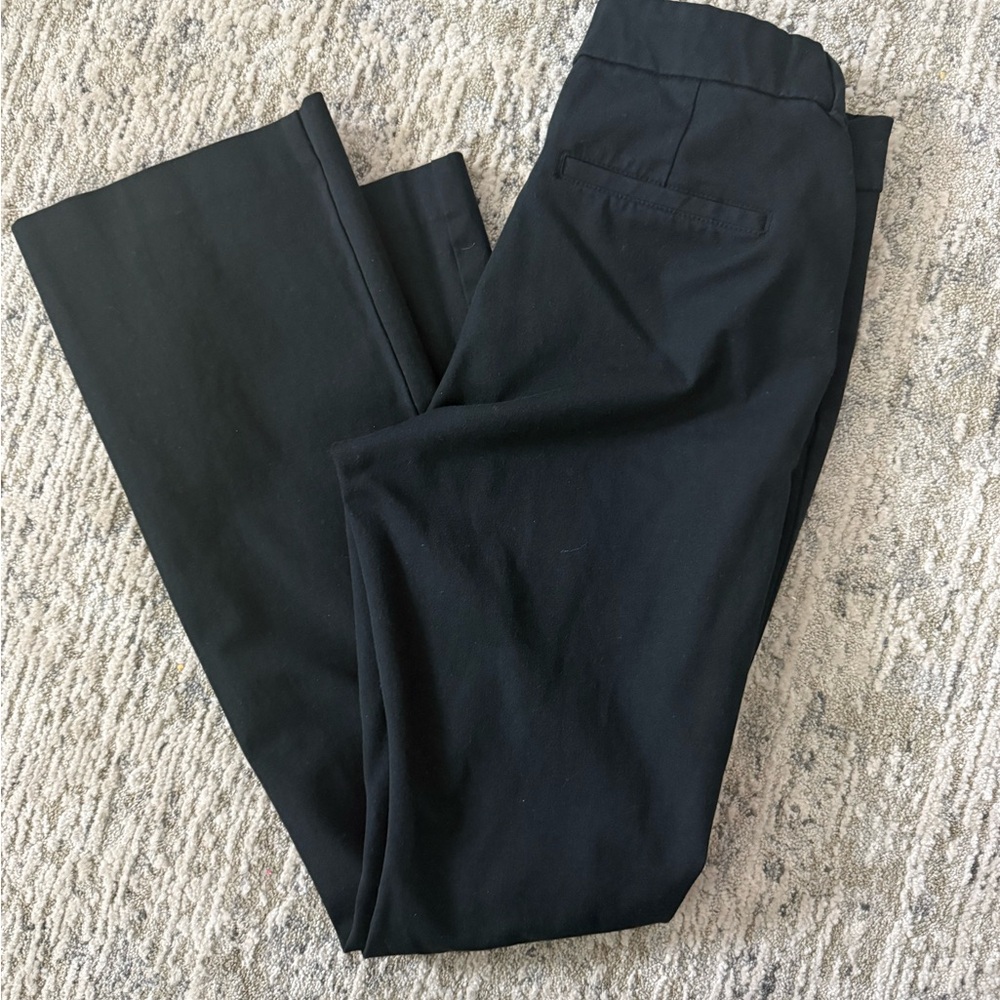 Old Navy Black Straight-Leg Pants Sophisticated Style